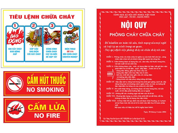 Nội quy phòng cháy chữa cháy